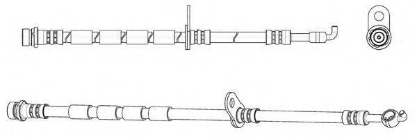 KAWE 512960 Гальмівний шланг