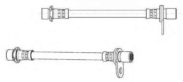 KAWE 514540 Гальмівний шланг