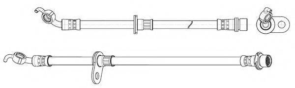 KAWE 514564 Гальмівний шланг