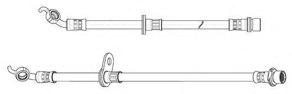 KAWE 514565 Гальмівний шланг