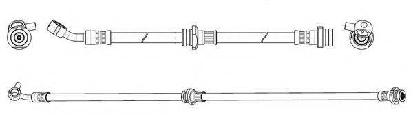 KAWE 514573 Гальмівний шланг