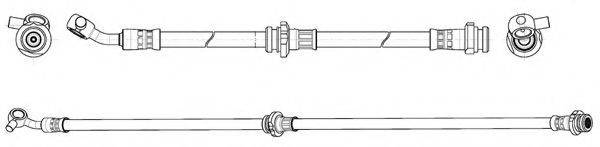 KAWE 514574 Гальмівний шланг