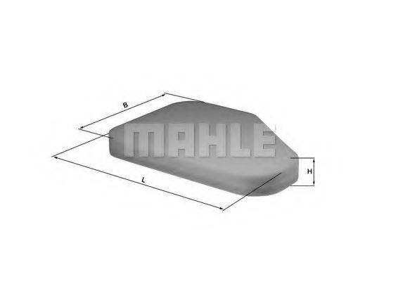 MAHLE ORIGINAL LX125 Повітряний фільтр