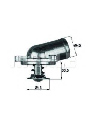 MAHLE ORIGINAL TI2287 Термостат, охолоджуюча рідина