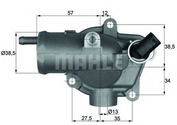 MAHLE ORIGINAL TI2792 Термостат, охолоджуюча рідина