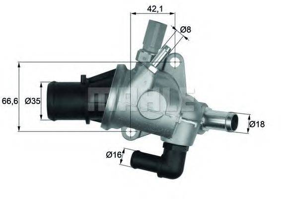 MAHLE ORIGINAL TI15488 Термостат, охолоджуюча рідина