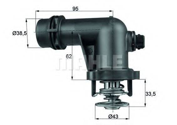 MAHLE ORIGINAL TM15105 Термостат, охолоджуюча рідина