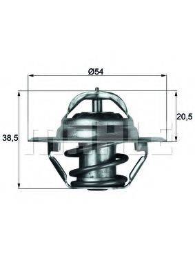 MAHLE ORIGINAL TX379D Термостат, охолоджуюча рідина