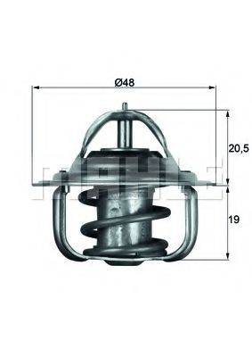 MAHLE ORIGINAL TX592D Термостат, охолоджуюча рідина