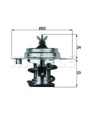 MAHLE ORIGINAL TX783D Термостат, охолоджуюча рідина