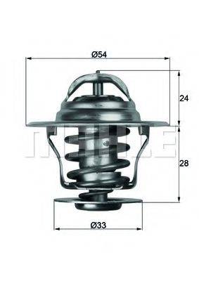 MAHLE ORIGINAL TX1192D Термостат, охолоджуюча рідина