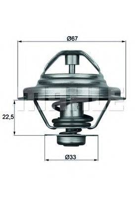 MAHLE ORIGINAL TX2487D Термостат, охолоджуюча рідина