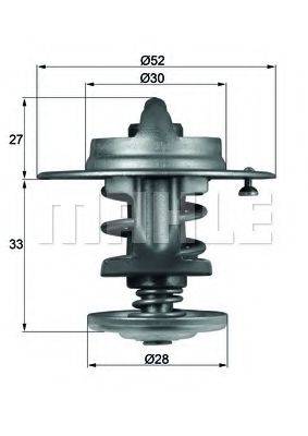 MAHLE ORIGINAL TX8083 Термостат, охолоджуюча рідина