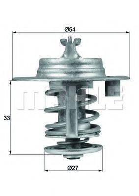 MAHLE ORIGINAL TX9583D Термостат, охолоджуюча рідина