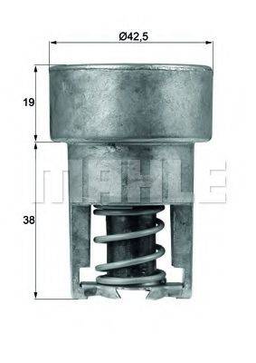 MAHLE ORIGINAL TX9875 Термостат, охолоджуюча рідина