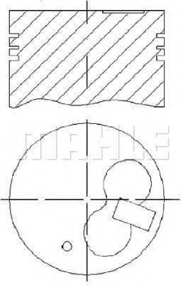 MAHLE ORIGINAL 607PI00113000 Поршень