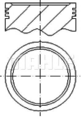 MAHLE ORIGINAL E14290 Поршень