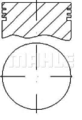 MAHLE ORIGINAL E18970 Поршень