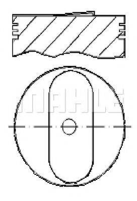 MAHLE ORIGINAL S25400 Поршень