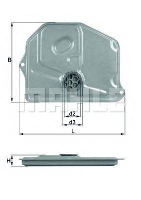 MAHLE ORIGINAL HX45 Гідрофільтр, автоматична коробка передач