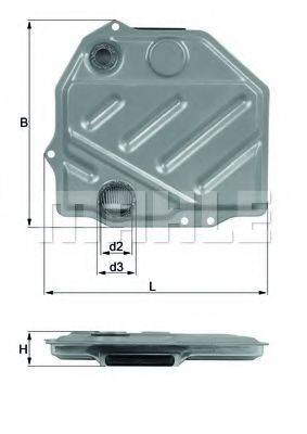 MAHLE ORIGINAL HX48 Гідрофільтр, автоматична коробка передач