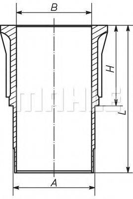 MAHLE ORIGINAL 039WN28 Гільза циліндра