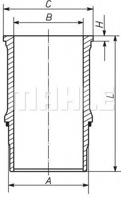 MAHLE ORIGINAL 039WN03 Гільза циліндра