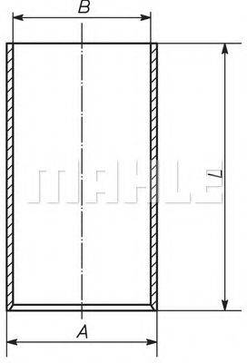 MAHLE ORIGINAL 448WV01 Гільза циліндра