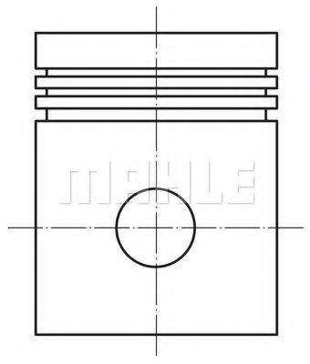 MAHLE ORIGINAL 0373100 Поршень