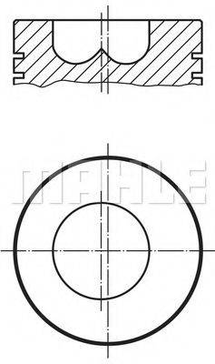 MAHLE ORIGINAL 0374710 Поршень