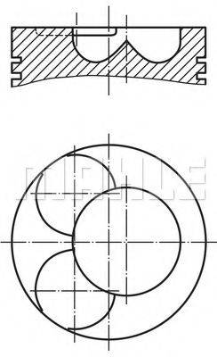 MAHLE ORIGINAL 0380100 Поршень