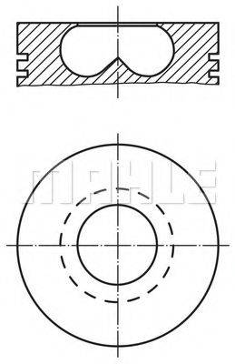 MAHLE ORIGINAL 0099500 Поршень