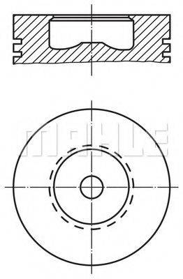 MAHLE ORIGINAL 0083100 Поршень