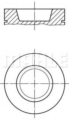 MAHLE ORIGINAL 0160501 Поршень