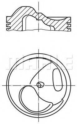 MAHLE ORIGINAL 5035500 Поршень