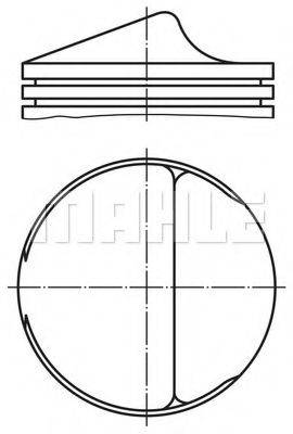 MAHLE ORIGINAL 0016800 Поршень