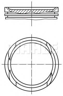 MAHLE ORIGINAL 0148300 Поршень