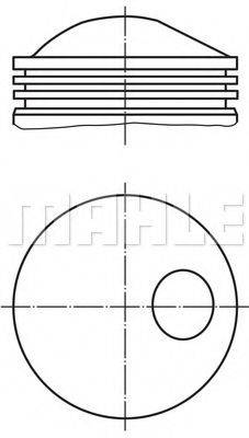 MAHLE ORIGINAL 5032600 Поршень