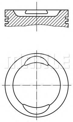 MAHLE ORIGINAL 0296900 Поршень