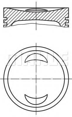 MAHLE ORIGINAL 0339900 Поршень