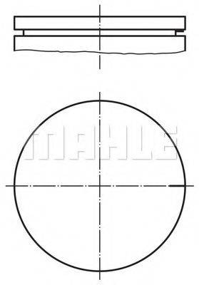 MAHLE ORIGINAL 0827800 Поршень