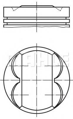 MAHLE ORIGINAL 081PI00106000 Поршень