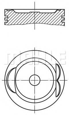 MAHLE ORIGINAL 6273300 Поршень