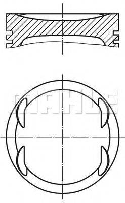 MAHLE ORIGINAL 0121300 Поршень