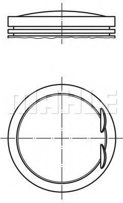 MAHLE ORIGINAL 0026700 Поршень