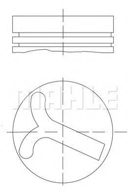 MAHLE ORIGINAL 6405700 Поршень