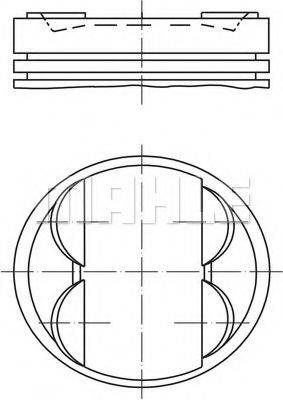 MAHLE ORIGINAL 503PI00100000 Поршень