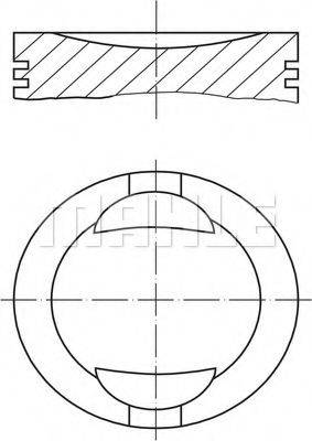 MAHLE ORIGINAL 0346900 Поршень