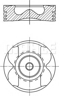 MAHLE ORIGINAL 0045703 Поршень