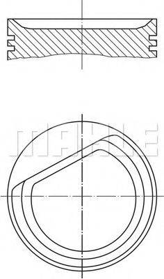 MAHLE ORIGINAL 0032200 Поршень